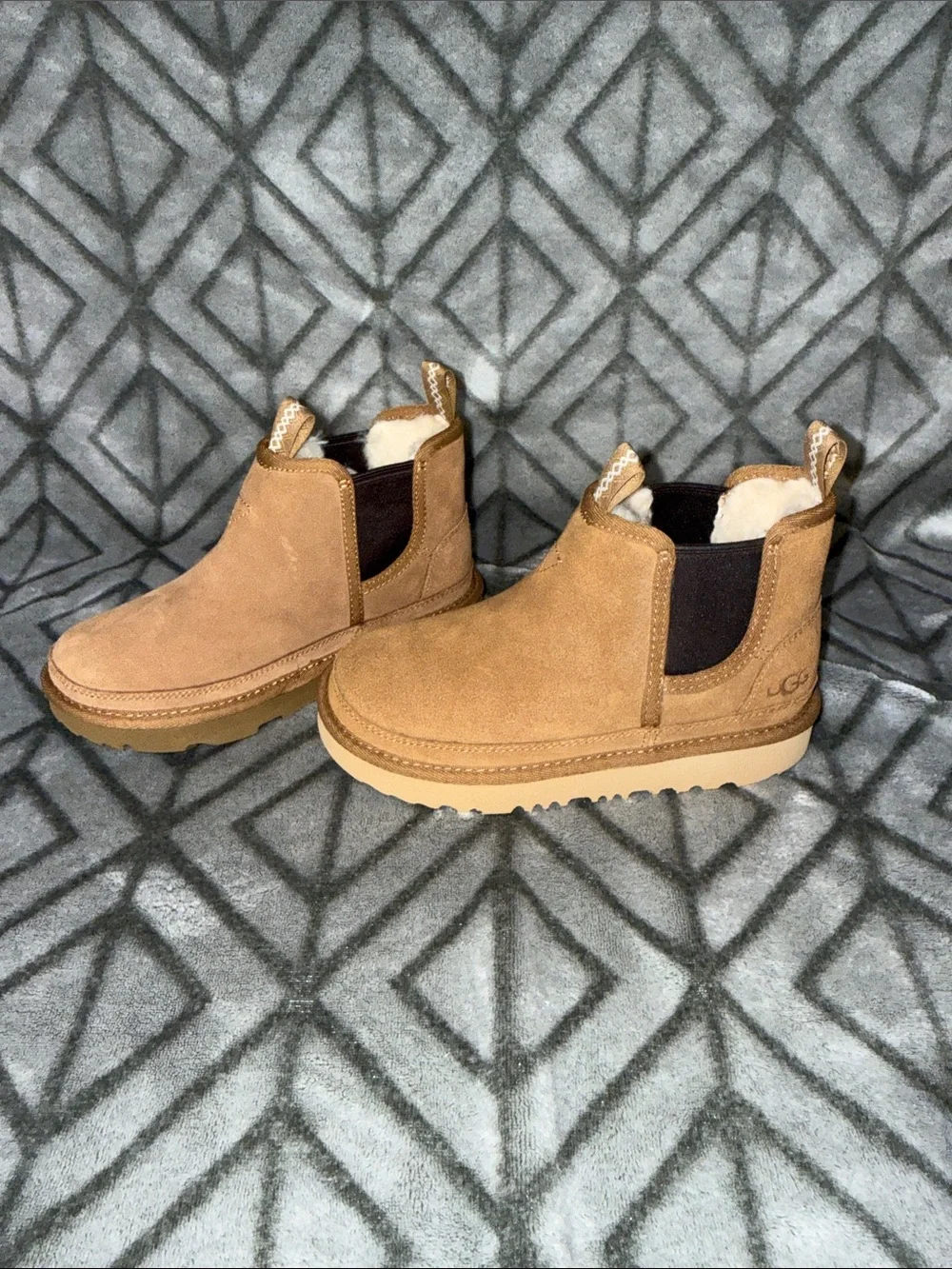 UGG Suede Ankle boots.